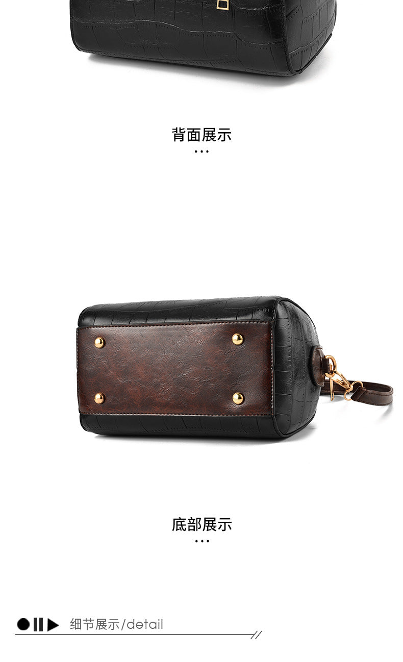 Spring Women's Trendy Handbag Retro Large Capacity Crossbody Bag Large Capacity Pillow Bag Women's Bag One Piece Dropshipping