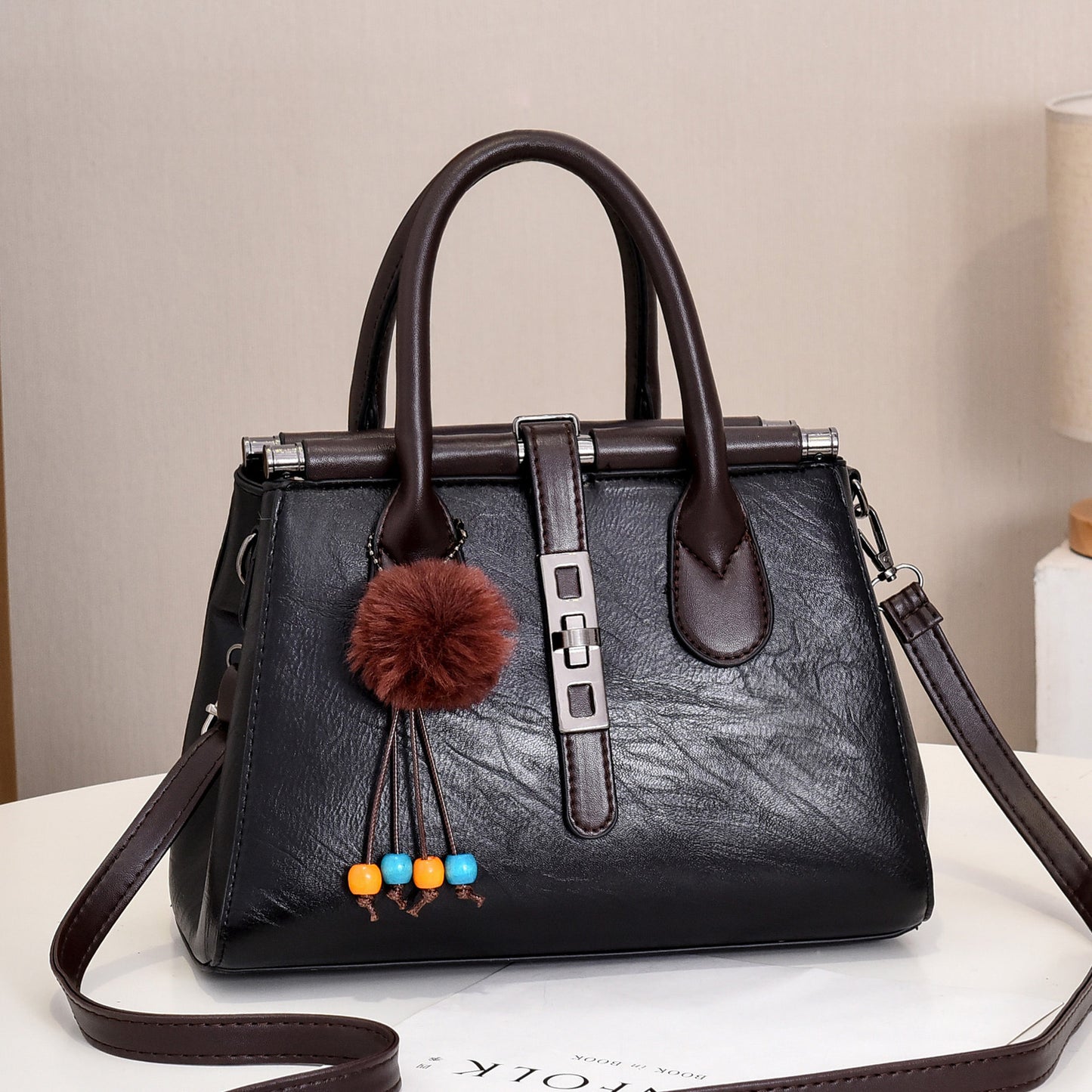 Women's Bag New European and American Style Crocodile Pattern Handbag Elegant Fashion Large Capacity Trendy Single Shoulder Crossbody Bag