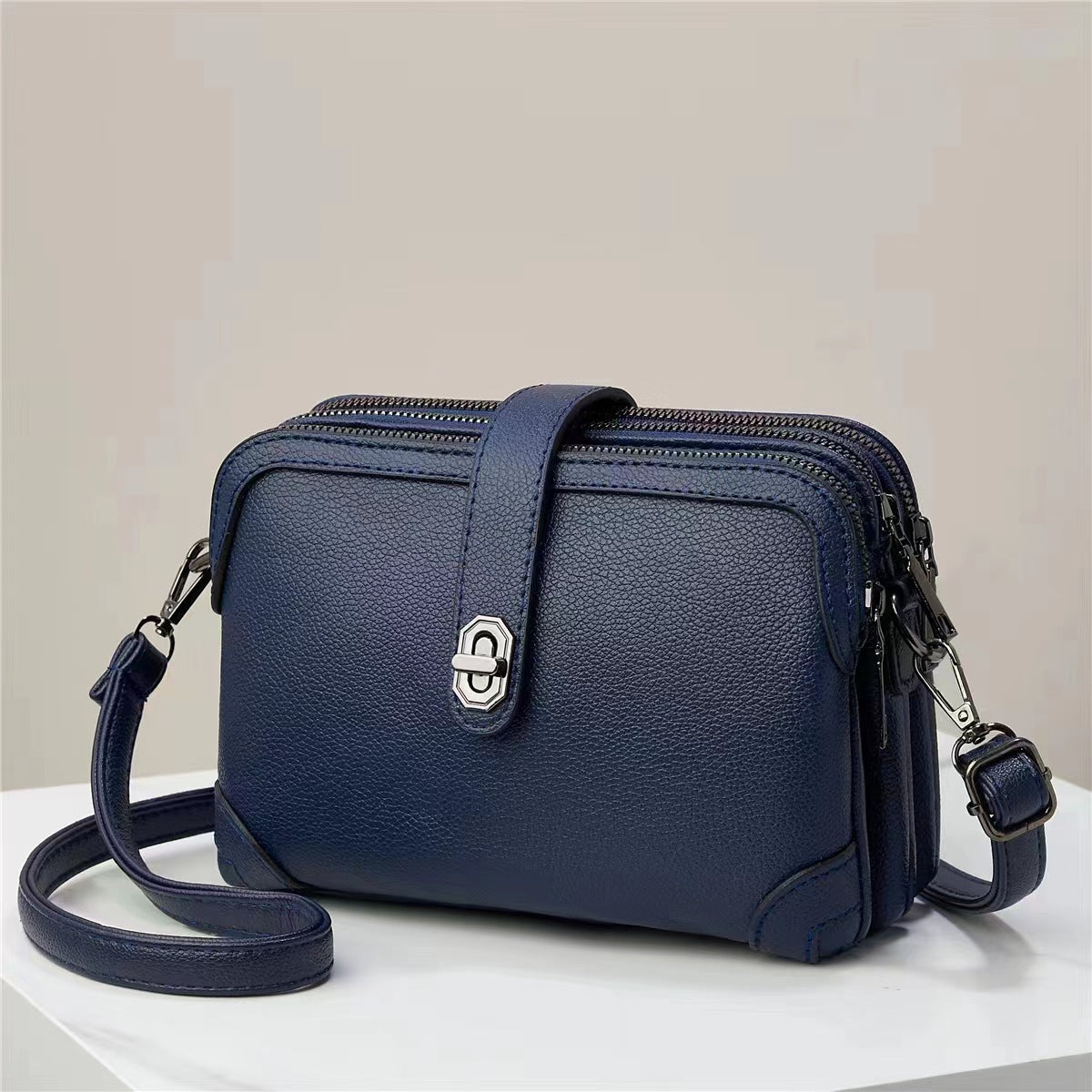 Women's Bag New Three Pocket Small Bag Commuting Crossbody Bag Cute Girl High Quality Bag Coin Purse