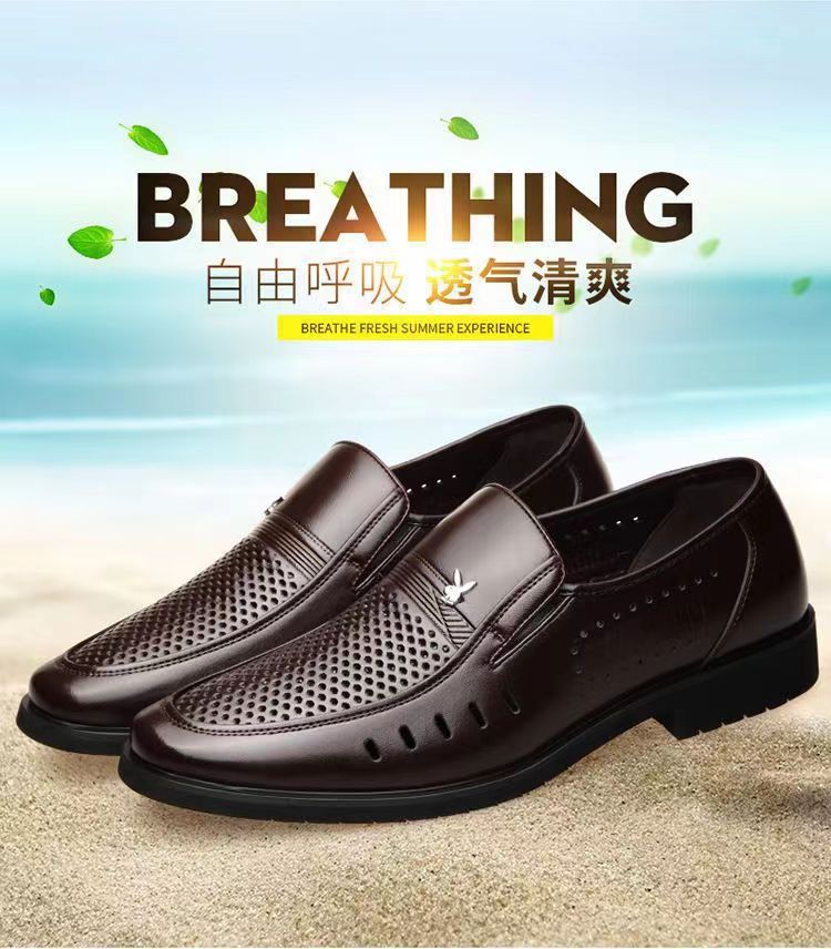 Southeast Asia Hot-Selling Cross-Border Wholesale Breathable Versatile Men's Sandals Comfortable Low-Cut Hole Sandals Casual Summer Sandals
