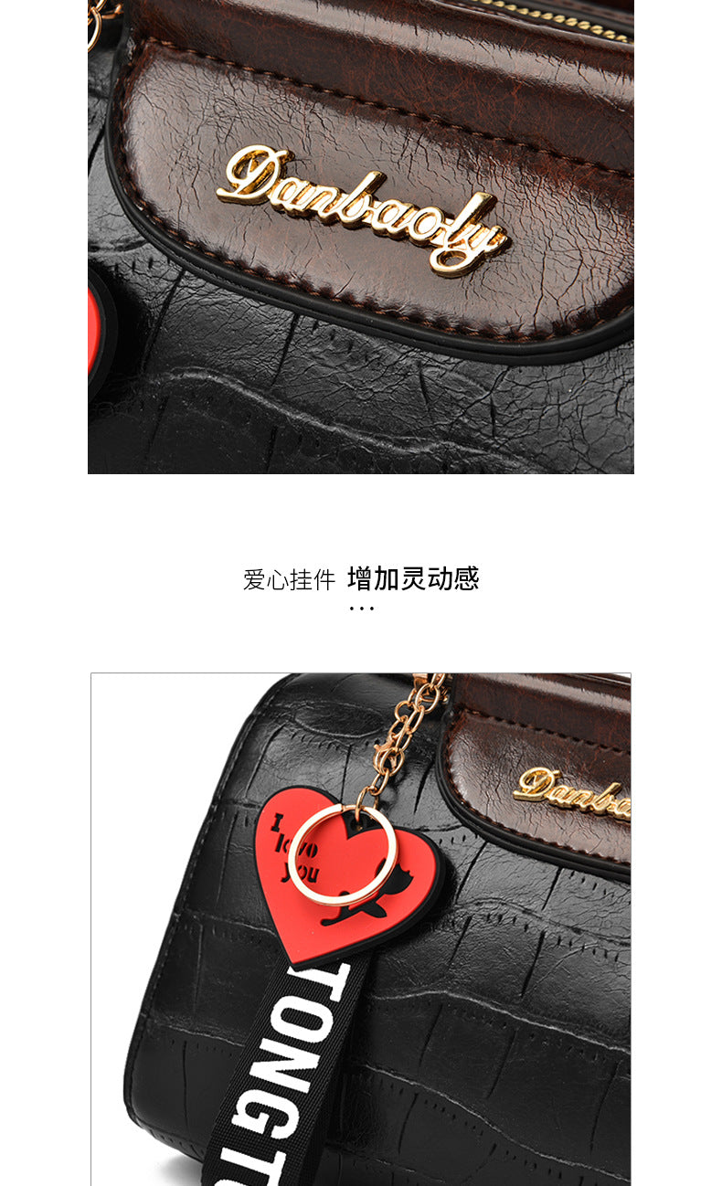 Spring Women's Trendy Handbag Retro Large Capacity Crossbody Bag Large Capacity Pillow Bag Women's Bag One Piece Dropshipping