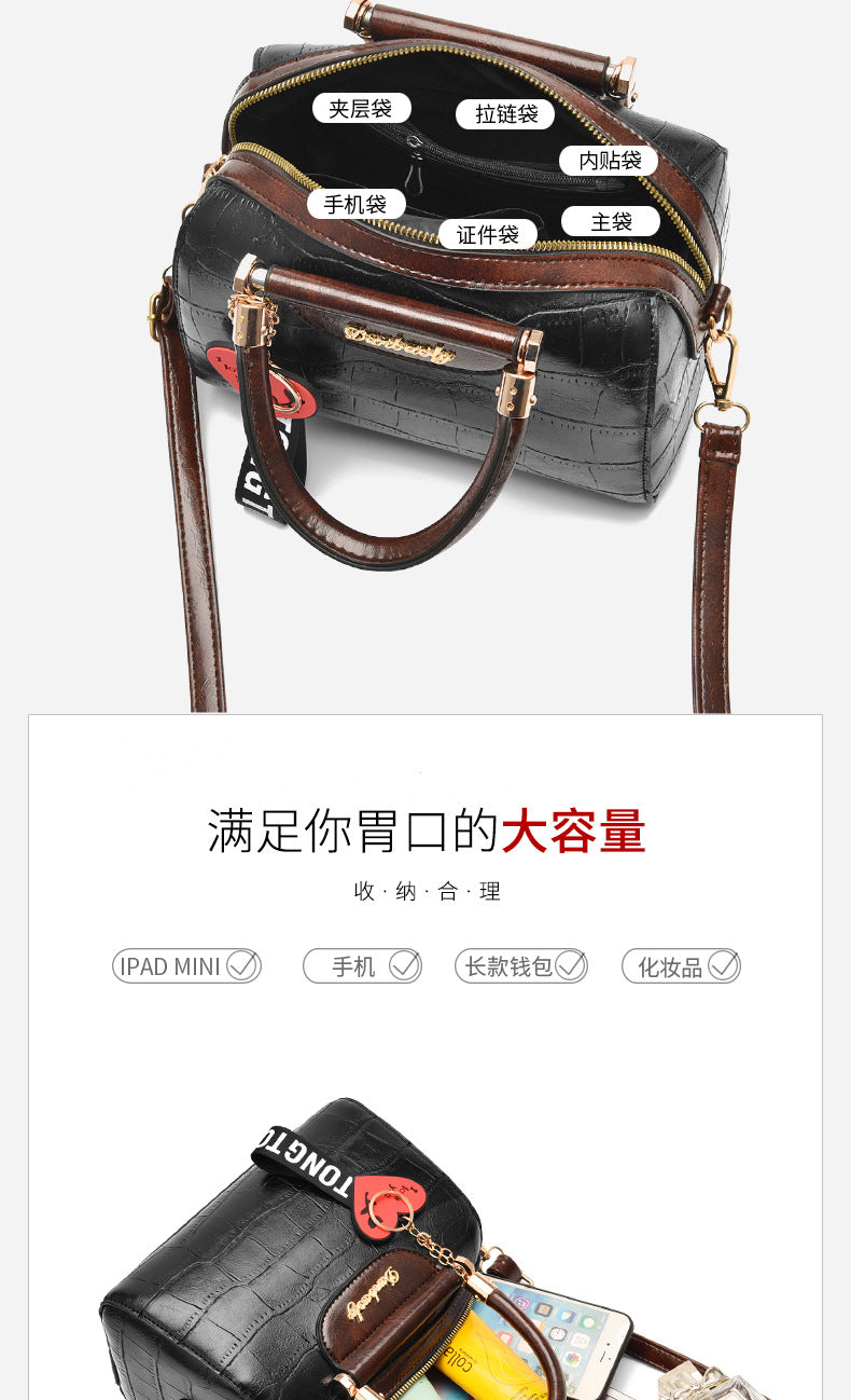 Spring Women's Trendy Handbag Retro Large Capacity Crossbody Bag Large Capacity Pillow Bag Women's Bag One Piece Dropshipping