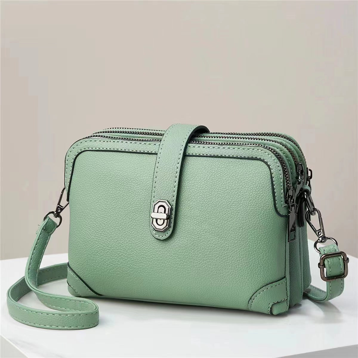 Women's Bag New Three Pocket Small Bag Commuting Crossbody Bag Cute Girl High Quality Bag Coin Purse