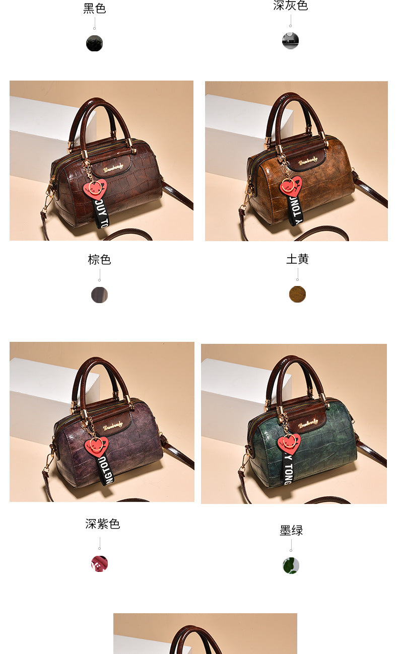 Spring Women's Trendy Handbag Retro Large Capacity Crossbody Bag Large Capacity Pillow Bag Women's Bag One Piece Dropshipping