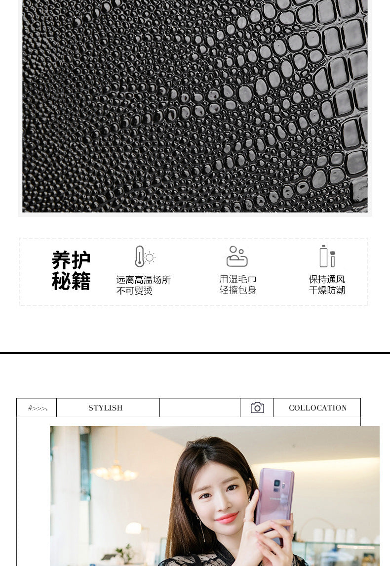 2025 Summer New Women's Bag Cross-Border Trendy Fashion Color-Block Large Capacity Handbag Mom Bag Single Shoulder Crossbody Bag