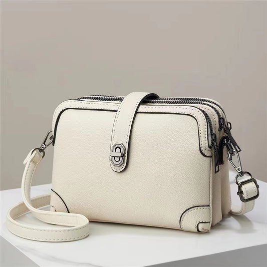 Women's Bag New Three Pocket Small Bag Commuting Crossbody Bag Cute Girl High Quality Bag Coin Purse