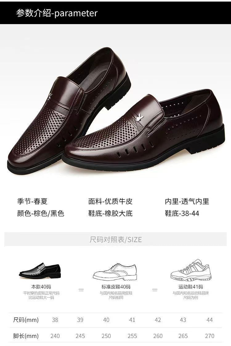 Southeast Asia Hot-Selling Cross-Border Wholesale Breathable Versatile Men's Sandals Comfortable Low-Cut Hole Sandals Casual Summer Sandals