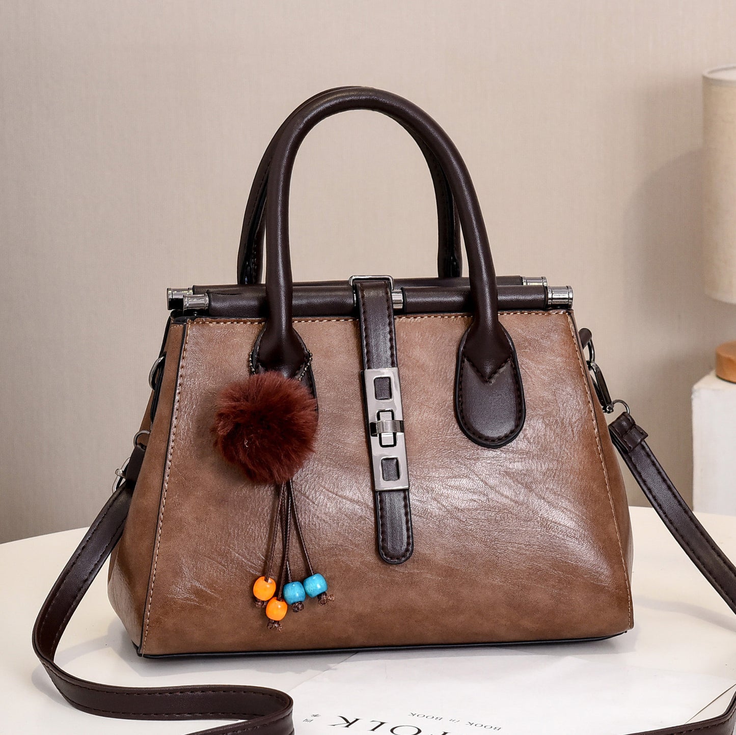 Women's Bag New European and American Style Crocodile Pattern Handbag Elegant Fashion Large Capacity Trendy Single Shoulder Crossbody Bag
