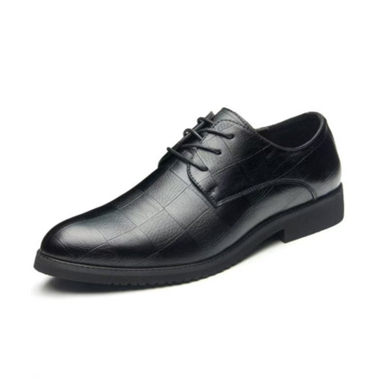 Cross-Border Dropshipping Large Size British Style Casual Business Formal Leather Shoes Men's Wedding Shoes Versatile Single Shoes Work Shoes Men's Leather Shoes