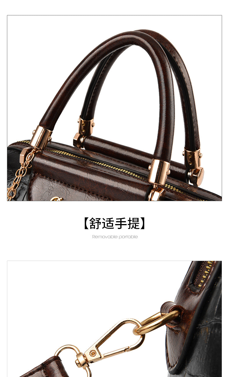 Spring Women's Trendy Handbag Retro Large Capacity Crossbody Bag Large Capacity Pillow Bag Women's Bag One Piece Dropshipping