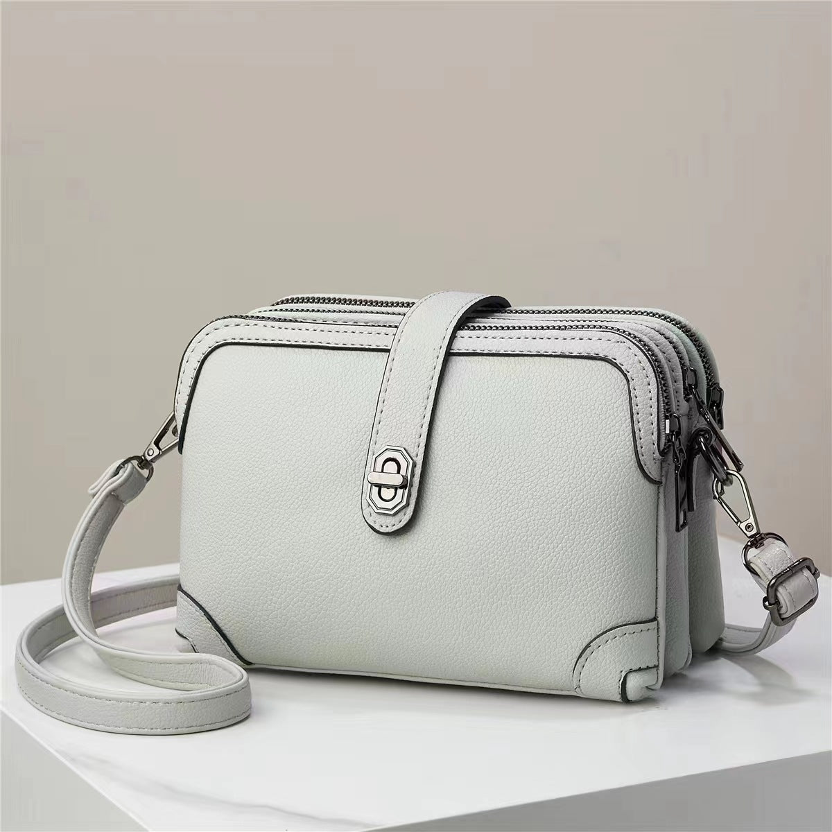 Women's Bag New Three Pocket Small Bag Commuting Crossbody Bag Cute Girl High Quality Bag Coin Purse