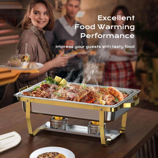 Cross-border stainless steel buffet stove commercial buffet hotel restaurant heating compartment container alcohol heat preservation stove