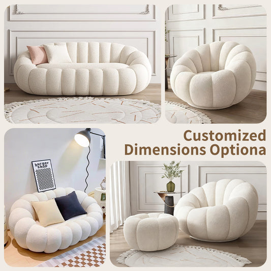 Lazy pumpkin compressed sofa single double reclining sleeper bedroom living room balcony sofa chair