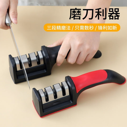 Knife sharpening tool for home kitchen knife sharpening stone fast professional sharpening scissors natural stone fast sharpener stand sharpening