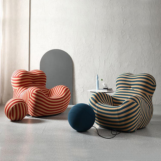 Mom's embrace single compression sofa fabric casual chair living room balcony bedroom reclining lazy sofa