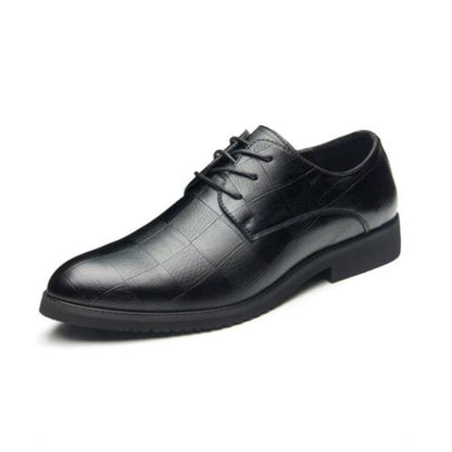 Cross-Border Dropshipping Large Size British Style Casual Business Formal Leather Shoes Men's Wedding Shoes Versatile Single Shoes Work Shoes Men's Leather Shoes