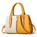 New Fashion Color Block Women's Handbag European and American Style Large Capacity Shoulder Crossbody Bag Trendy One Piece Dropshipping