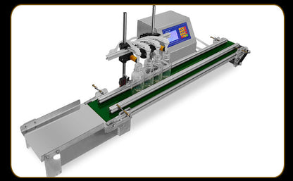 Automatic Small Four-Head Liquid Filling Machine Conveyor Belt Liquid Filling Machine with Conveyor