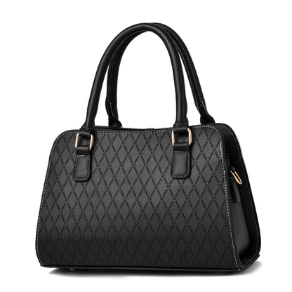 New Fashion Color Block Women's Handbag European and American Style Large Capacity Shoulder Crossbody Bag Trendy One Piece Dropshipping