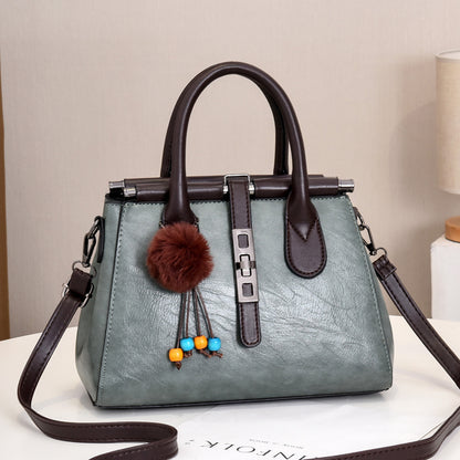 Women's Bag New European and American Style Crocodile Pattern Handbag Elegant Fashion Large Capacity Trendy Single Shoulder Crossbody Bag